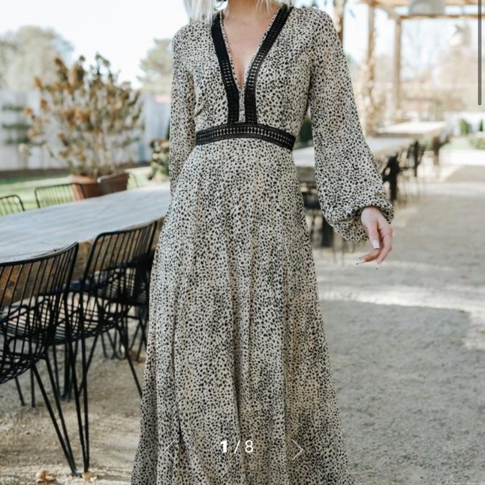 Patterned Maxi Dress
